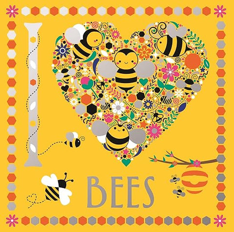 I Love Bees Colouring Book